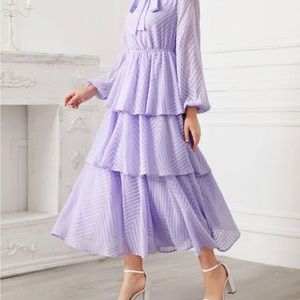Lilac Ruffle Dress